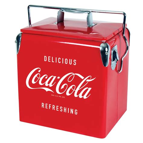 coca cola metal coke cooler box|Coca-Cola 2 door cooler.